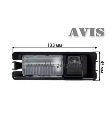 CCD штатная камера заднего вида с динамической разметкой AVS326CPR (067) для Renault Clio, Logan, Sandero, Symbol