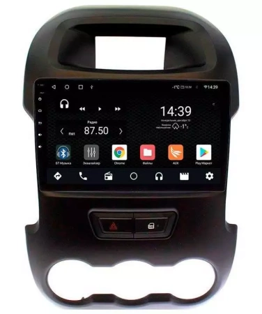 NaviPilot DROID10 ULTRA штатная магнитола для Ford Ranger 2011-2015 на Android 10 с 6Gb, DSP, 4G