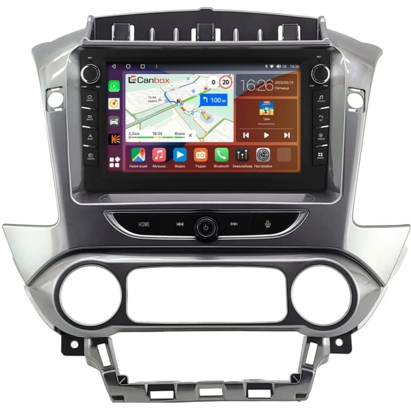 Штатная магнитола Chevrolet Tahoe, Suburban 2014-2020 (серая, глянцевая) Canbox M-Line 7831-9-2128 на Android 10 (4G-SIM, 2/32, DSP, IPS) С крутилками