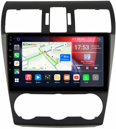 Subaru Forester 4 2012-2015, Impreza 4, XV 2011-2016, WRX 2014-2017 Canbox RS9-1518 1.5/32 Android 10 (IPS, DSP, CarPlay)