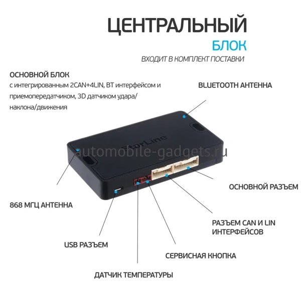 Сигнализация с автозапуском StarLine E96 v2 BT 2CAN-4LIN ECO
