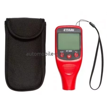 Толщиномер лакокрасочных покрытий ETARI ЕТ 600 с функцией памяти, по черным и цветным металлам с самокалибровкой
