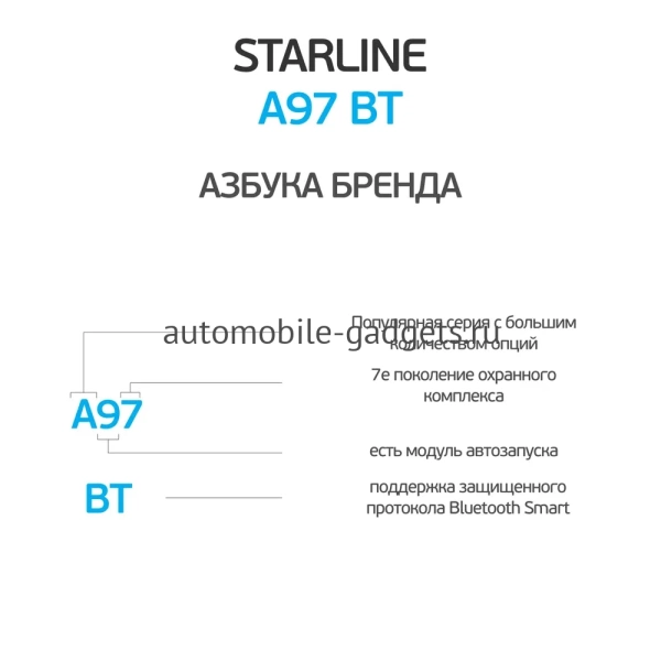 Сигнализация с автозапуском StarLine A97 со встроенным 3CAN+4LIN интерфейсом