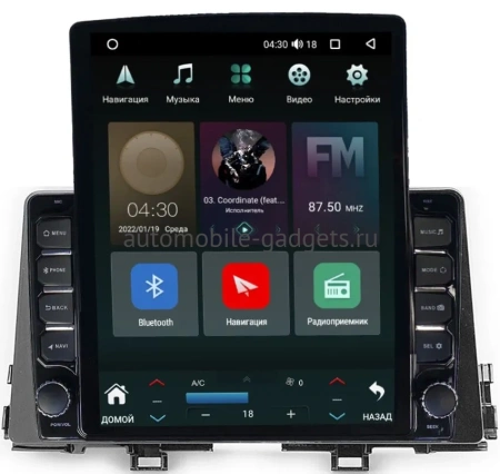 Штатная магнитола Canbox M-Line 5610-9-813 для Kia Picanto 3 2021-2024 на Android 10 (4G-SIM, 2/32, DSP, QLed, Tesla)