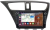 Штатная магнитола Honda Civic 9 5D 2011-2015 (левый руль, хэтчбэк) Canbox H-Line 7822-9-0108 Android 10 (4G-SIM, 4/32, DSP, IPS) С крутилками