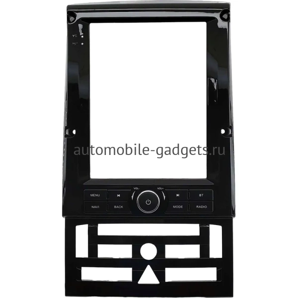 Штатное головное устройство Peugeot 407 2004-2011 (черная, глянцевая) Canbox H-Line (Tesla style) 9.7 дюймов 4/64 5623-1312-228 на Android 10 (4G-SIM, DSP, QLed)