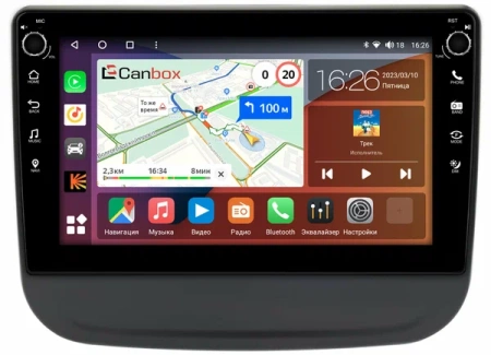 Chevrolet Equinox 3 2017-2024 Canbox H-Line 7806-10-0700 на Android 10 (4G-SIM, 4/32, DSP, QLed) С крутилками
