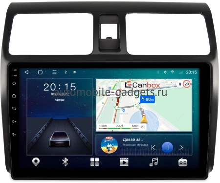 Suzuki Swift 3 2004-2011 Canbox L-Line 4168-1024 на Android 10 (4G-SIM, 3/32, TS18, DSP, QLed)