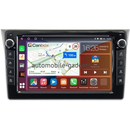 Штатная магнитола Subaru Impreza 2, Impreza WRX 2, STi 2000-2007 Canbox H-Line 7823-9381 на Android 10 (4G-SIM, 4/64, DSP, IPS) С крутилками