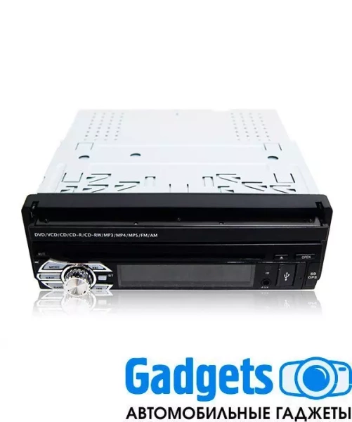 Carmedia KR-7123-T8 (178x50мм) 1DIN универсальная магнитола с выдвижным 7" экраном на Android 9.0 с 2Gb