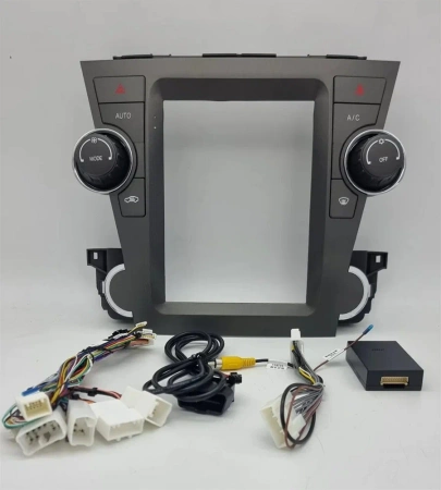 Штатная магнитола Toyota Highlander (U40) 2007-2013 9,7 дюйма Carmedia EW-9725-KP-97-6128-TS10 на Android 12 (4G-SIM, 6/128, DSP, QLed) LEXUS Style