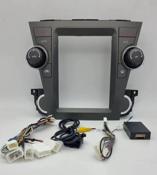 Штатная магнитола Toyota Highlander (U40) 2007-2013 9,7 дюйма Carmedia EW-9725-KP-97-6128-TS10 на Android 12 (4G-SIM, 6/128, DSP, QLed) LEXUS Style