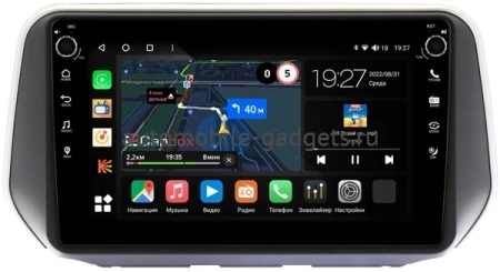 Hyundai Santa Fe 4 2018-2021 Canbox M-Line 7805-10-1137 на Android 10 (4G-SIM, 2/32, DSP, QLed) С крутилками