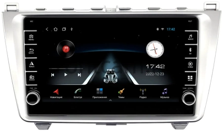 Mazda 6 (GH) 2007-2013 (серебро) Canbox BGT9-0233 2/32 на Android 10 (IPS, DSP, CarPlay)