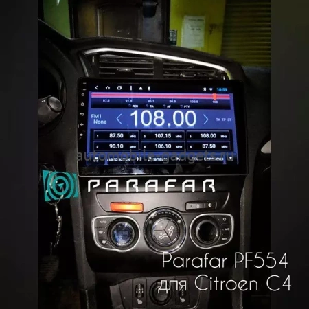 Parafar PF554FHD штатная магнитола для Citroen C4 (2013-2016) / DS4 (2012-2016) на Android 11 с 2GB, DSP, 4G