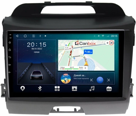 Kia Sportage 3 2010-2016 (для авто с камерой) Canbox L-Line 4169-9072 на Android 10 (4G-SIM, 2/32, TS18, DSP, QLed)