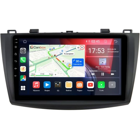 Штатная магнитола Mazda 3 (BL), Axela 2 2009-2013 Canbox RS9-9050 1.5/32 Android 10 (IPS, DSP, CarPlay)