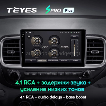 Штатное головное устройство Hyundai Venue 2019-2024 Teyes SPRO PLUS 4/64 9 дюймов RM-9-0283 на Android 10 (4G-SIM, DSP, IPS)
