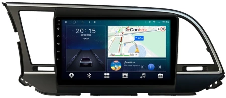 Штатная магнитола Hyundai Elantra 6 (AD) 2015-2019 (для авто без камеры) Canbox H-Line 3792-9025 на Android 10 (4G-SIM, 4/64, DSP, QLed)