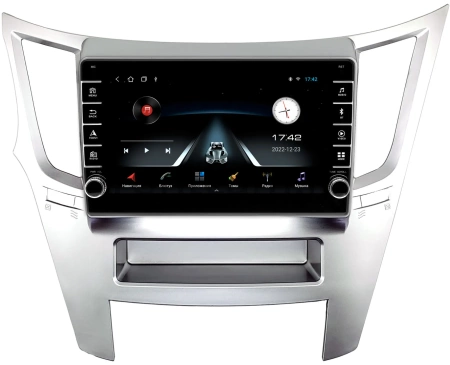 Штатная магнитола Subaru Legacy 5, Outback 4 2009-2014 (серебро, левый руль) Canbox BGT9-0870 2/32 Android 10 (IPS, DSP, CarPlay)