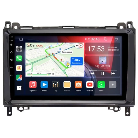 Volkswagen Crafter 2006-2016 (глянцевая) Canbox RS9-9148 1.5/32 на Android 10 (IPS, DSP, CarPlay)