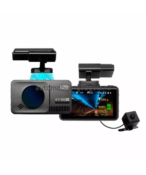TrendVision DriveCam Real 4K Signature 2CH видеорегистратор с сигнатурным радар-детекторм и Wi-Fi