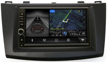 Магнитола в штатное место 2 din Mazda 3 (BL), Axela 2 2009-2013 Canbox M-Line 5601-RP-MZ3E-117 на Android 10 (4G-SIM, 2/32, DSP, IPS) С крутилкой