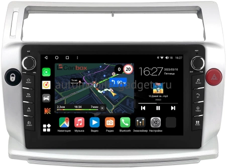 Citroen C4 2004-2011 Canbox M-Line 7831-9-814 на Android 10 (4G-SIM, 2/32, DSP, IPS) С крутилками Citroen C4 2004-2011 Canbox M-Line 7831-9-814 на Android 10 (4G-SIM, 2/32, DSP, IPS) С крутилками