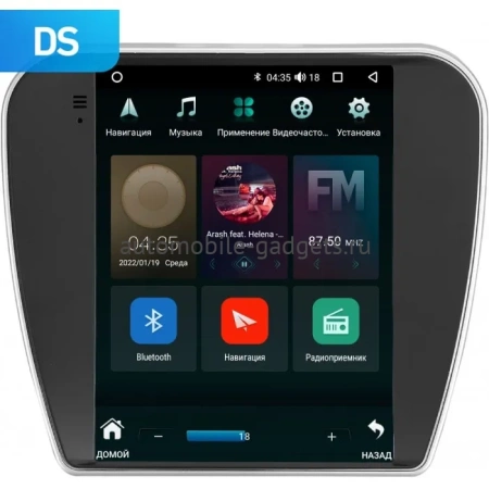 Штатное головное устройство Chevrolet Equinox 3 2017-2024 Canbox H-Line (Tesla style) 9.7 дюймов 4/32 5621-1312-56 на Android 10 (4G-SIM, DSP, QLed)