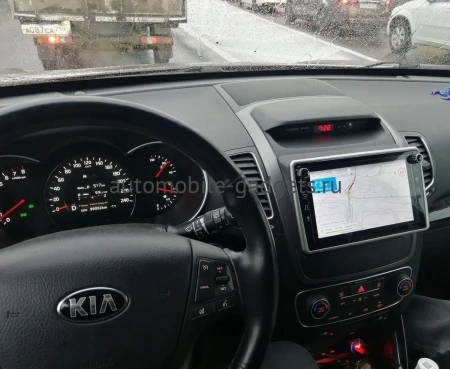 Штатная магнитола Kia Sorento 2 2012-2021 (для авто с NAVI) Canbox M-Line 7801-9199 на Android 10 (4G-SIM, 2/32, DSP, IPS) С крутилками