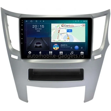 Штатная магнитола Subaru Legacy 5, Outback 4 2009-2014 (правый руль) Canbox L-Line 4169-9-SA019N на Android 10 (4G-SIM, 2/32, TS18, DSP, QLed)