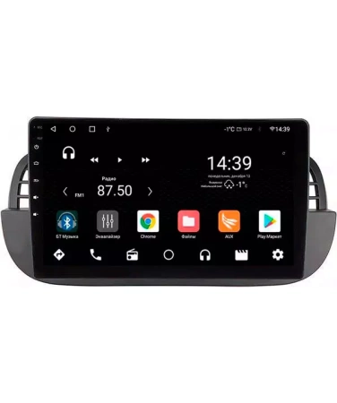 NaviPilot DROID10 PRO штатная магнитола для Fiat 500 (2007-2015) на Android 10 с 4Gb, DSP, 4G