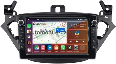 Штатная магнитола Opel Corsa E 2014-2019 Canbox H-Line 7823-9-3423 на Android 10 (4G-SIM, 4/64, DSP, IPS) С крутилками