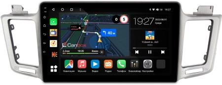 Штатная магнитола Toyota RAV4 4 (XA40) 2012-2019 Canbox M-Line 4543-1060 (для авто без камеры) на Android 10 (4G-SIM, 2/32, DSP, QLed)