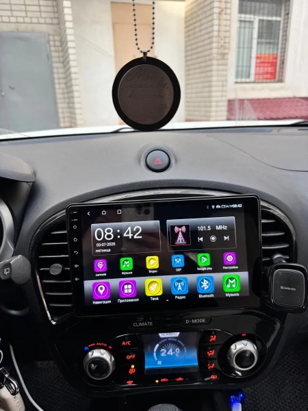 Штатная магнитола Nissan Juke 2010-2019 Canbox EVO 2K 5815-9154 на Android 14 (4G-SIM, 6/128, DSP, QLed, AI, 360)