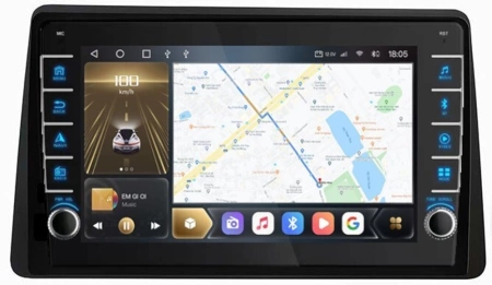 Carmedia OL-1941-N (крутилки) штатная магнитола для Renault Duster 2019+ на Android 12 c 4GB, DSP, 4G