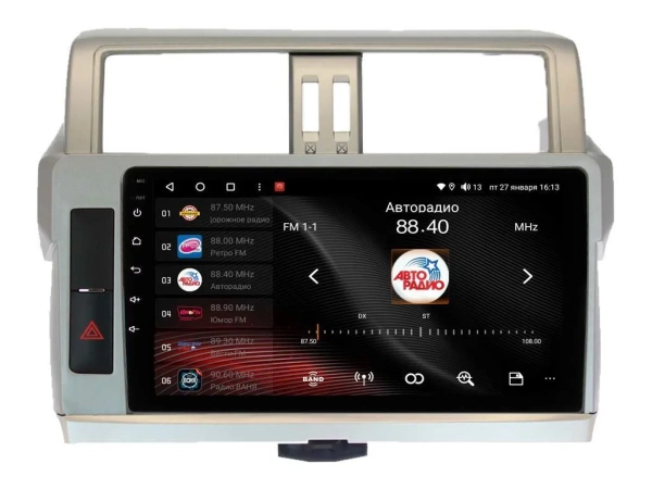 Магнитола Vaycar 10V2 для TOYOTA Prado 150 2014-2017 (Андроид, 2+32Гб)