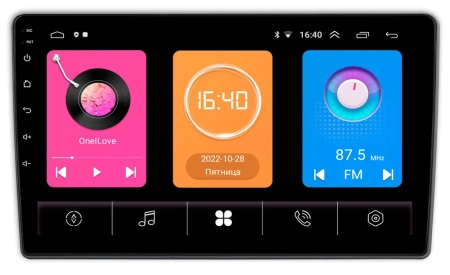 Штатная магнитола GAZ Газел Бизнес (Gazele Business) (светло-серая) OEM GT9-1862 2/16 Android 10