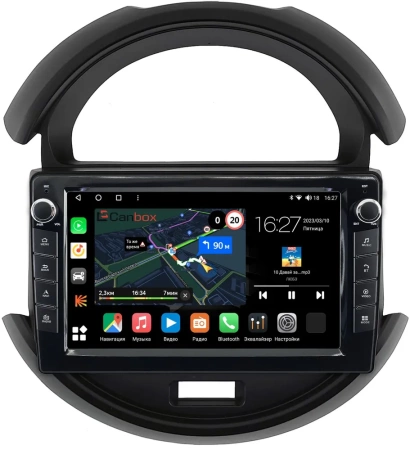 Штатная магнитола Canbox M-Line 7825-10-0661 для Suzuki S-Presso 2019-2024 на Android 10 (4G-SIM, 2/32, DSP, QLed) С крутилками