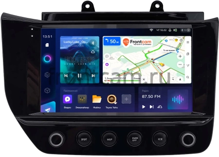 Штатное головное устройство Maserati GranTurismo 2007-2019 Teyes CC3 2K 6/128 9.5 дюймов RM-9-1806 на Android 10 (4G-SIM, DSP, QLed)