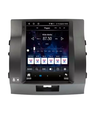 Wide Media KS5064QR-3/32 (Tesla style) штатная магнитола для Toyota LC 200 (2007-2015) на Android 10 с 3Gb, DSP, 4G