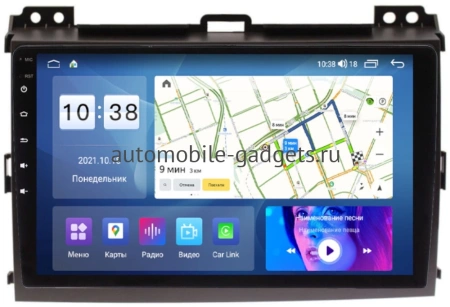 Parafar PF456FHD штатная магнитола для Toyota Land Cruiser Prado 120 (2002-2009) Lexus GX 470 (2002-2009) на Android 13 с 2GB, DSP, 4G