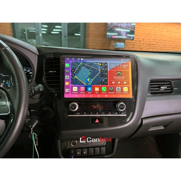 Штатная магнитола Mitsubishi Outlander 3 2012-2024 Canbox EVO 2K 5830-10-1153 на Android 14 (4G-SIM, 12/256, DSP, QLed, AI, 360)