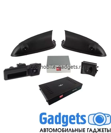 Система кругового обзора Gazer CKR4400-8U для Audi Q3 (8U), 2013-2014 г.г.