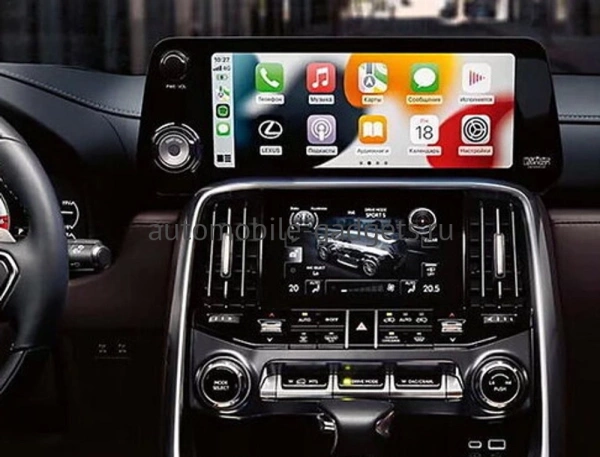 Radiola RDL-LEX-H Мультимедиа блок для Lexus LX600 и LX500d 2022+ на Android 10, 8Гб+128Гб, CarPlay, 4G SIM-слот