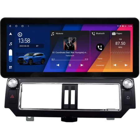 Toyota Land Cruiser Prado 150 2013-2017 (Тип 1) 12.3 дюйма Canbox GT1231-3047 на Android 10 (CarPlay, 2/32, DSP, QLed) Audi Style