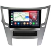 Штатная магнитола Subaru Legacy 5, Outback 4 2009-2014 (серая, левый руль) Canbox Logic-i3 5737-9051 на Android 11 (4G-SIM, 6/128, DSP, 360, QLed)