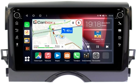 Toyota Mark X 2 2009-2019 (для авто с навигацией) Canbox H-Line 7802-9-168 Android 10 (4G-SIM, 4/32, DSP, IPS) С крутилками