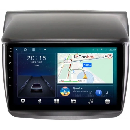 Штатная магнитола Canbox L-Line 4167-9057 для Mitsubishi L200 4, Pajero Sport 2 2008-2016 на Android 10 (4G-SIM, 3/32, TS18, DSP, QLed)