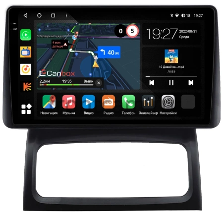 Renault Clio 2 2001-2005 Canbox M-Line 2K 4177-9-1816 на Android 10 (4G-SIM, 2/32, DSP, QLed)